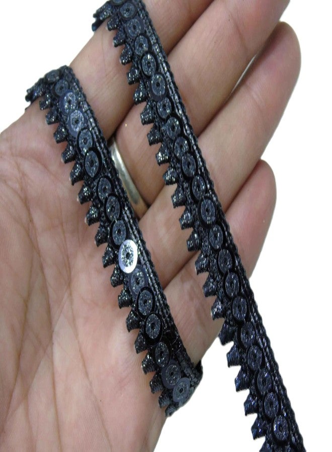 Strala Black Color Laces for Dresses, Sarees, Lehenga, Suits, Bags, Decorations, Borders, Crafts and Home Décor,Blouse (9mtr) Design-242 - Image 1